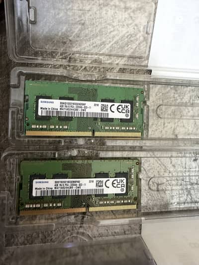 8GB (4x2) DDr4 3200 Original Samsung Laptop RAM – Pulled from HP Envy