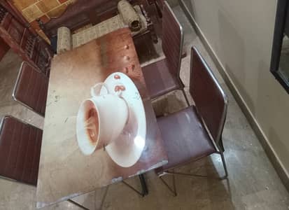 Dining table with 4 chairs