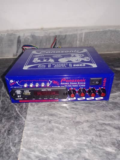 Urgent Sale | Brand New Amplifier+Remote Control With 2 Speaker