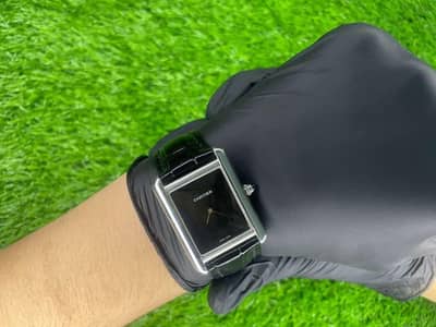 cartier with leather belt