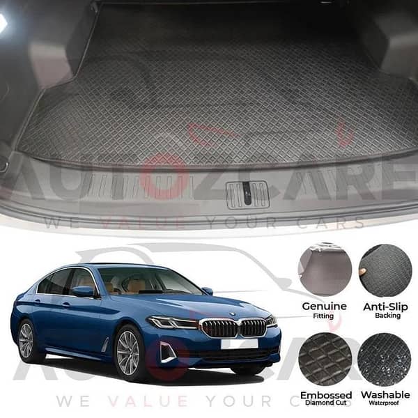 BMW 520/530 China Rexine Custom-Size Trunk Mat - Model 2018-2025