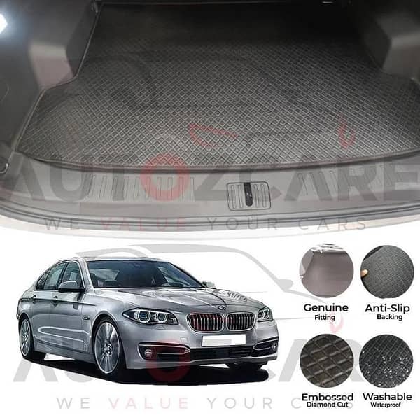 BMW 520/530 China Rexine Custom-Size Trunk Mat - Model 2011-2017