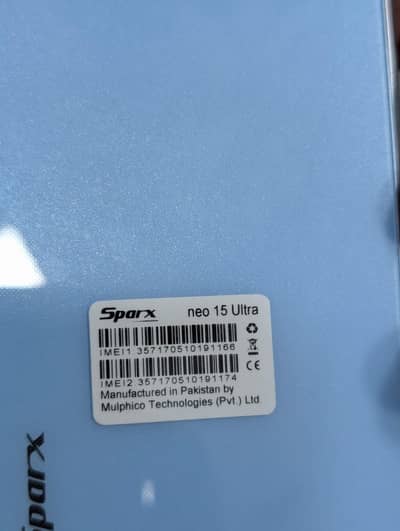 sparx neo 15 ultra  new 1 day box use