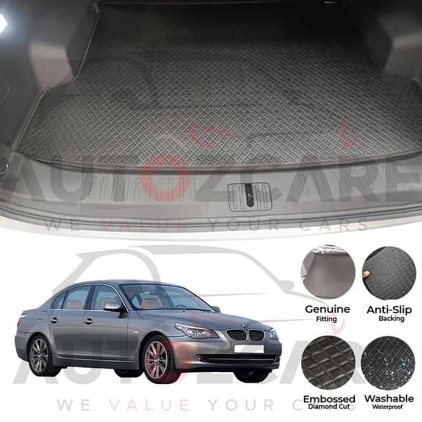 BMW 520/530 China Rexine Custom-Size Trunk Mat - Model 2003-2010