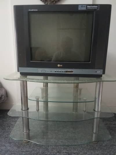 LG TV with Trolly