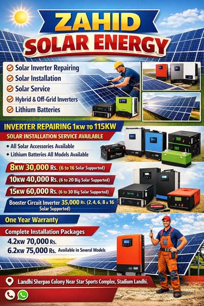 Solar System Installation | Hybrid & Off-Grid Inverters Available
