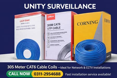cat 6 wire CCTV cameras