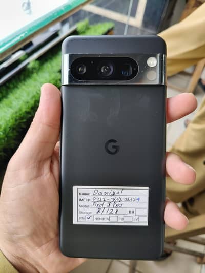 Google pixel 8 pro 128gb official PTA approve pin dot