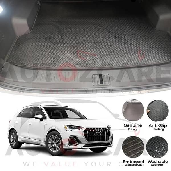 Audi Q3 China Rexine Custom-Size Trunk Mat - Model 2019-2025