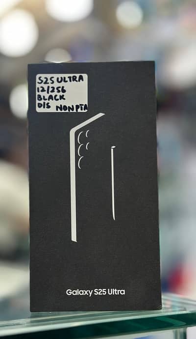 Samsung Galaxy S25 Ultra 12-256 Black Dual sim Box Pack