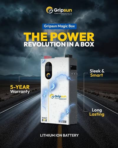 Gripsun 51.2v 100Ah Lithium Battery