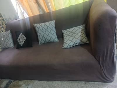 7 seater Lshape sofas with table