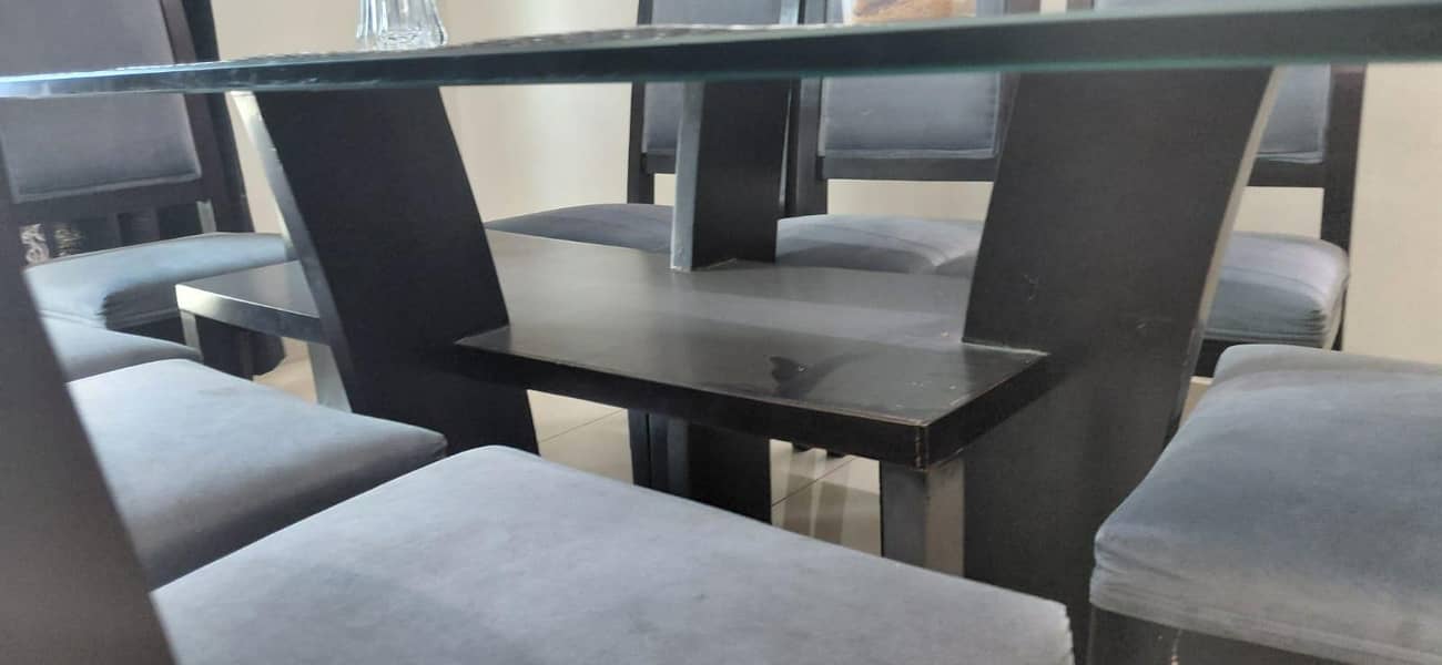 Modern Glass top Dinning Table 0