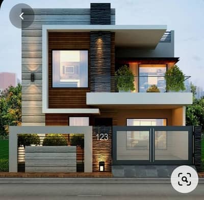 5 MARLA 1+ MATERIAL GRAY STRUCTURE AVAILABLE IN OVERSEAS BLOCK