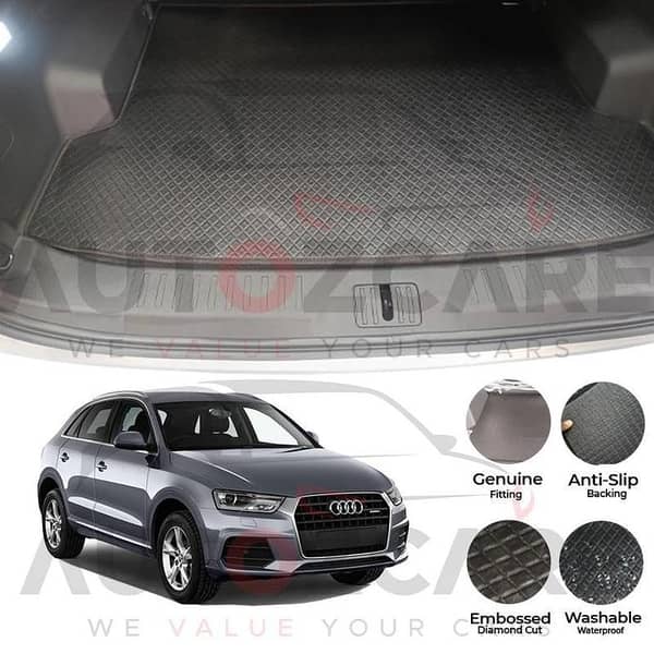 Audi Q3 China Rexine Custom-Size Trunk Mat - Model 2012-2018