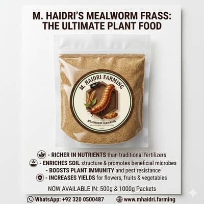 Mealworm Frass Fertilizer