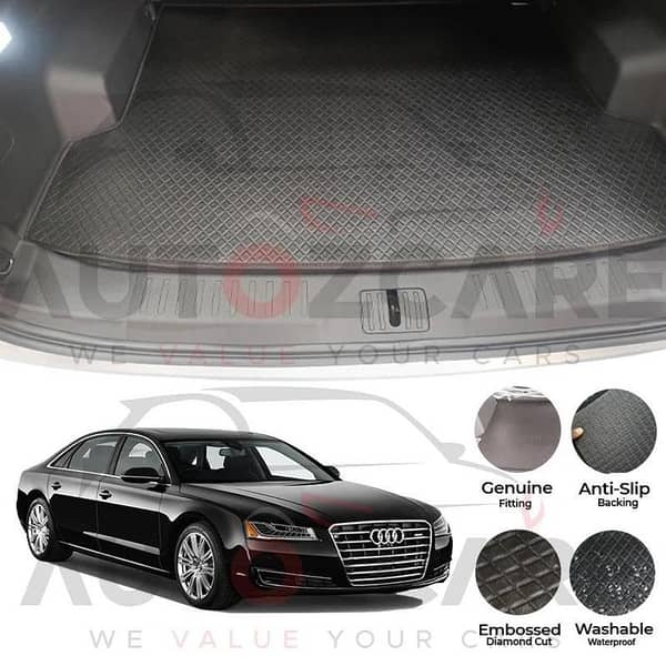 Audi A8 China Rexine Custom-Size Trunk Mat - Model 2009-2025