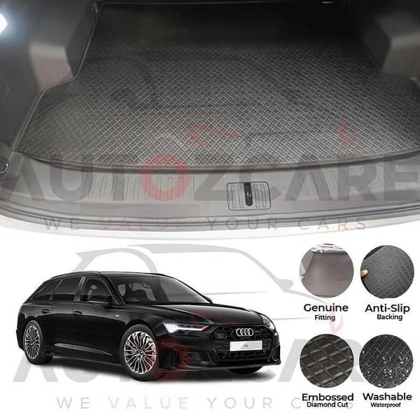 Audi A6 China Rexine Custom-Size Trunk Mat - Model 2019-2025