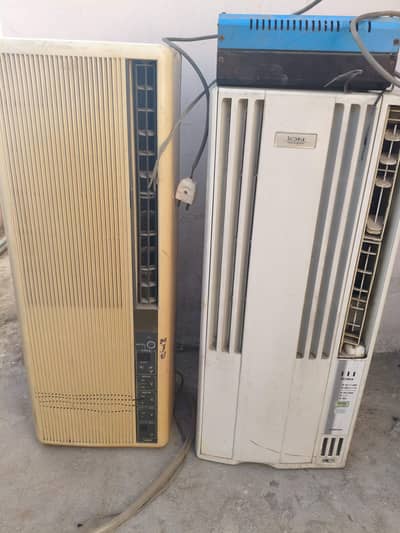 1 Haier 1 Corona both working gas charge karna parega