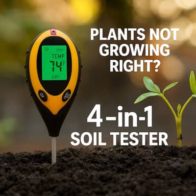 4 in 1 soil tester in Pakistan | Multi-Function Soil Meter