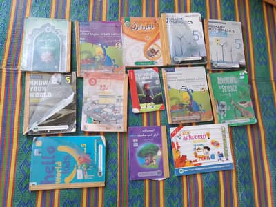Aps school books ,class 5 ,good condition ,full cover ,munasib price