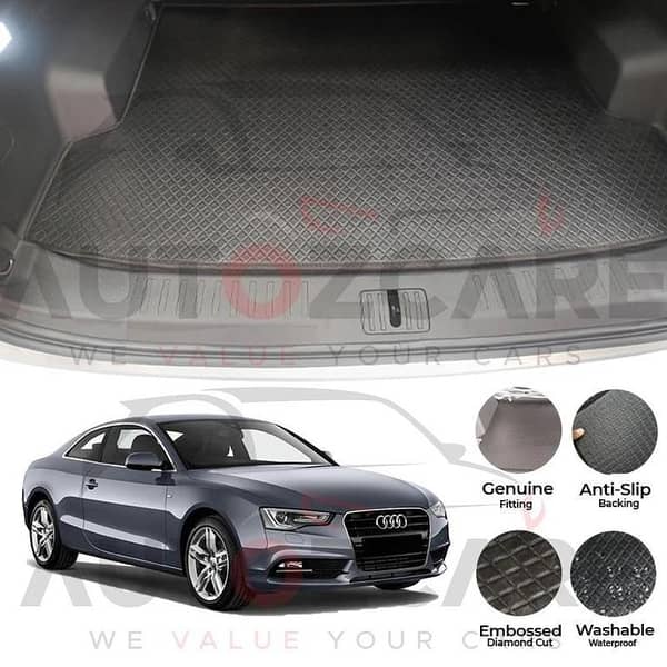 Audi A5 China Rexine Custom-Size Trunk Mat - Model 2007-2016