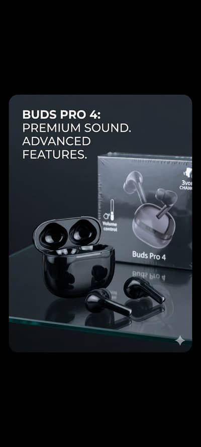 Premium ANC Earbuds Buds Pro 4 (New & Sealed) 1 Year Warranty