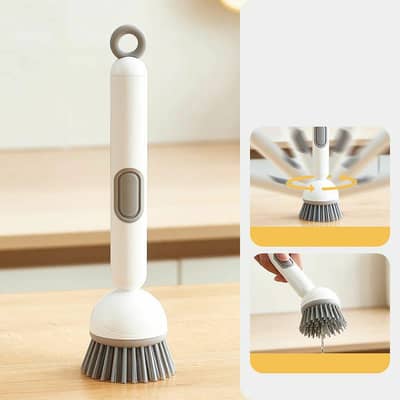 kitchen Cleaning 6 Level adjustable handle Brush