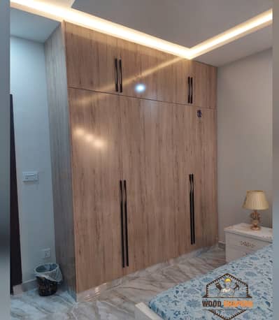 Wardrobe / Media wall / Kitchen Cabinets / Door /wood work / Cupboard