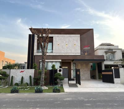 One Kanal Brand New Luxury Ultra-Modern Design Most Beautiful Fully Furnished Bungalow 2 Servant Quarter In Basement For Sale At Prime Location Of DHA Lahore Near To Park Masjid & DHA Raya Fairways Commercial.