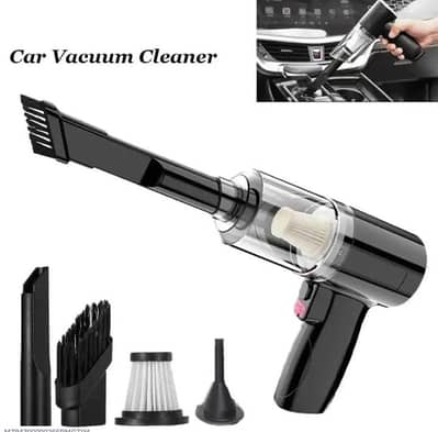Rechargeable Car Vacuum Cleaner 3-in-1 with Attachments