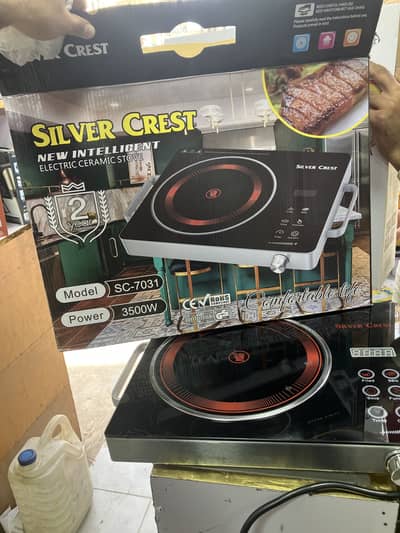 Portable Electric Ceramic Stove Silver Crest – Fast Heating 3500W