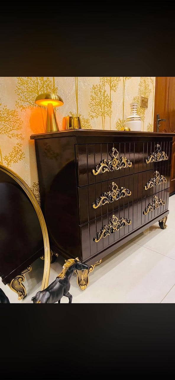 bed set king size  dressing table 0