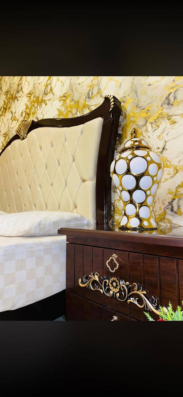 bed set king size  dressing table 4