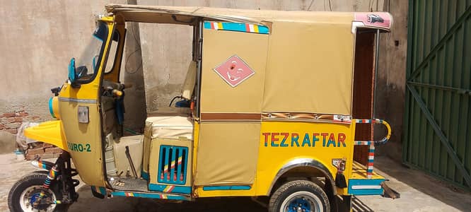 Rickshaw Auto 4 stroke Tezraftar 2024 Model