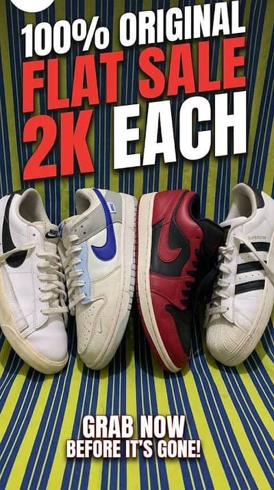 100% Original Nike Jordan limited edition Sneakers