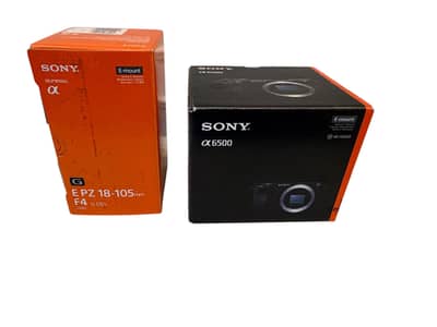 SONY A6500 CAMERA & G EPZ 18-105mm LENZ