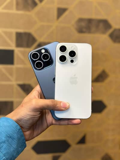 iPhone 15Pro PTA Approved 256gb Physical+Esim.