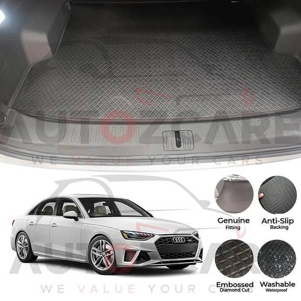 Audi A4 China Rexine Custom-Size Trunk Mat - Model 2017-2025