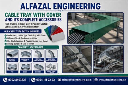 Cable Tray/ with Complete Accessories in Pakistan | Perforated, Ladder