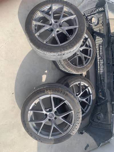 lenso rims with tyres for civic x