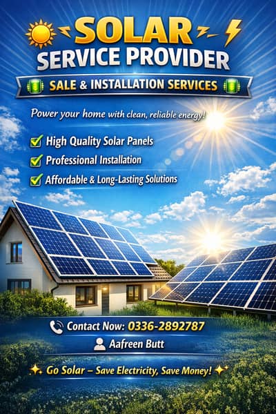 “Solar Energy Experts – Sales & Installation”