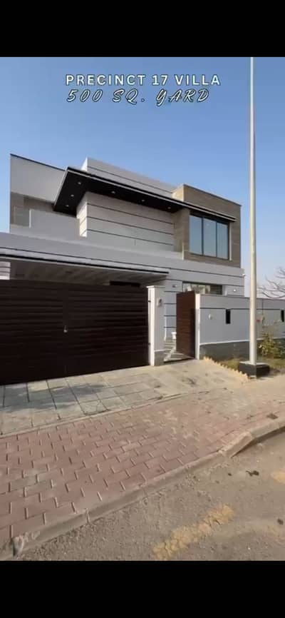 Precinct 17 Bahria Town Karachi 500 Sqyd premium luxury Villa available on sale