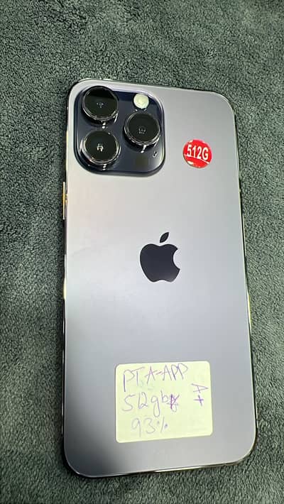 iPhone 14 Pro Max | 512 GB | PTA Approved| Urgent Sale