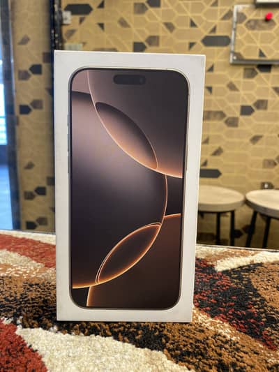 iPhone 16 pro max Factory unlock non PTA 4 month sim time