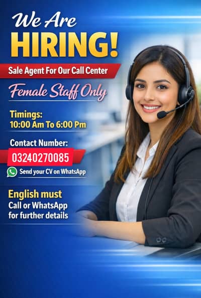 Etisalat and Du sales agent  female staff