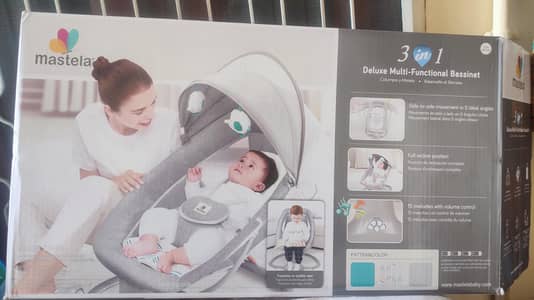 mastela deluxe multi functional bassinet 3 in 1