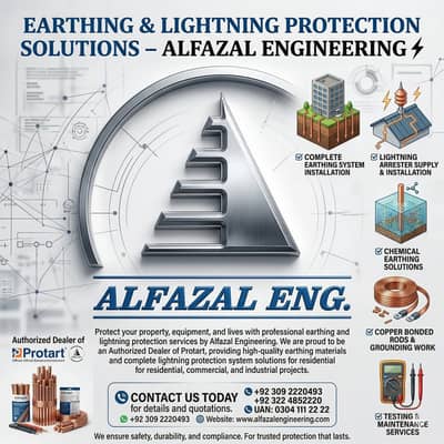 Earthing & Lightning Protection System | Material & Installation