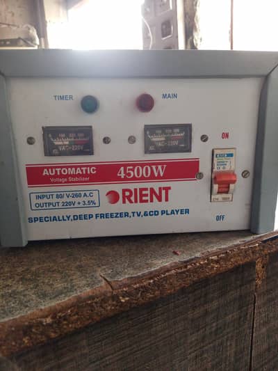 ORIENT 4500w automatic voltege  stabilizer
