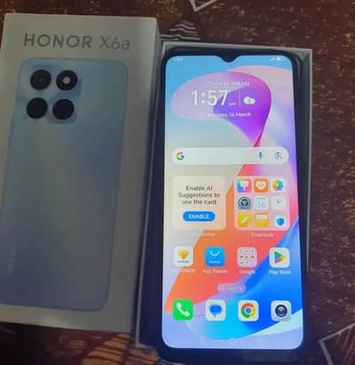 honor X6a  (128 GB / Ram 4+ Turbo )